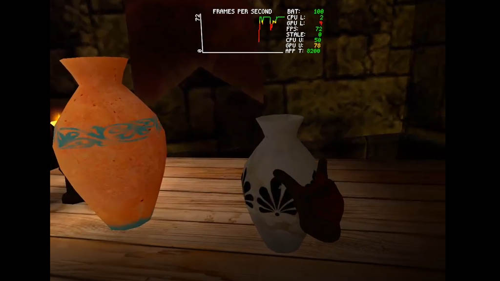 Smashing things in FiredrakeVR